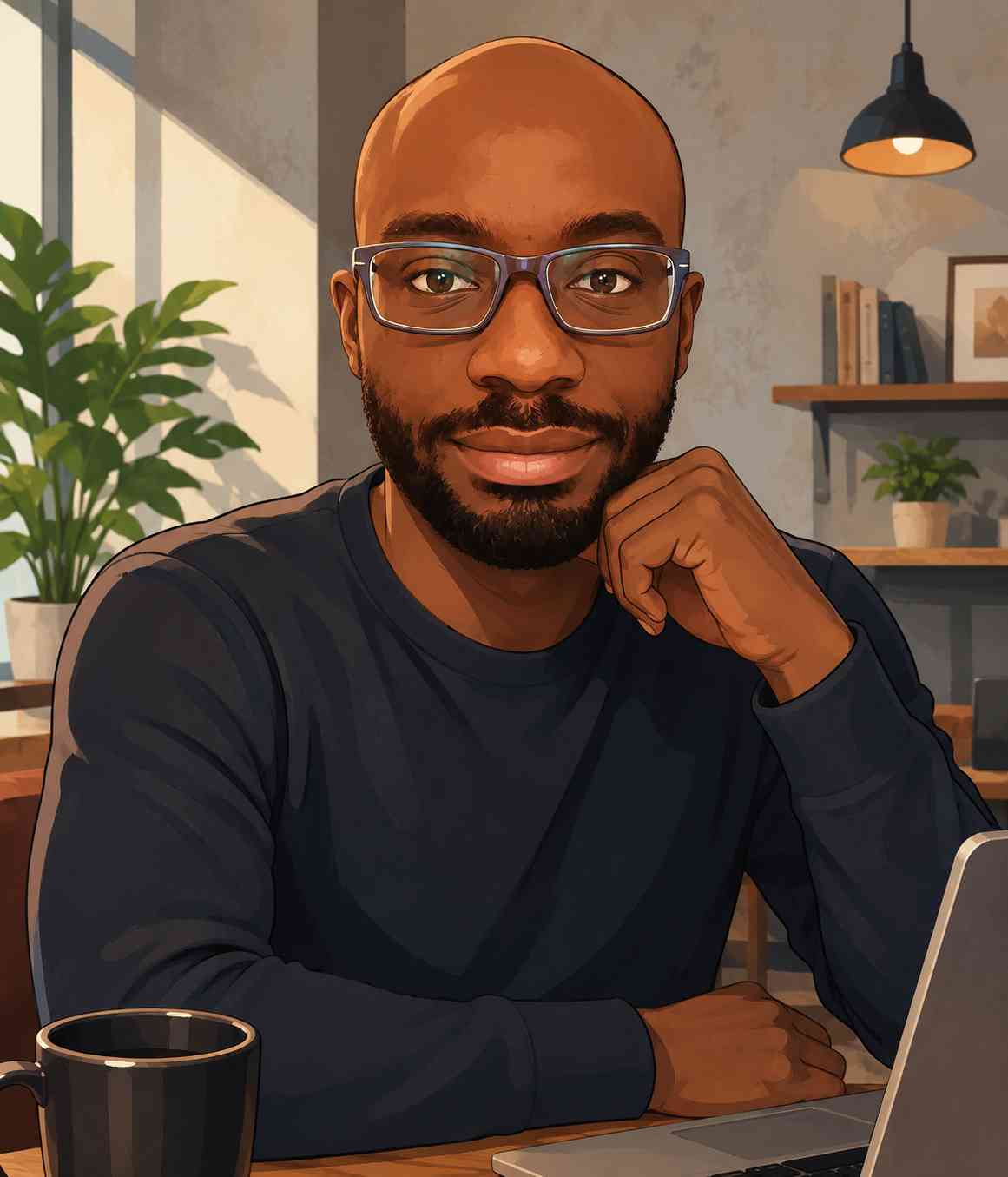 Profile illustration